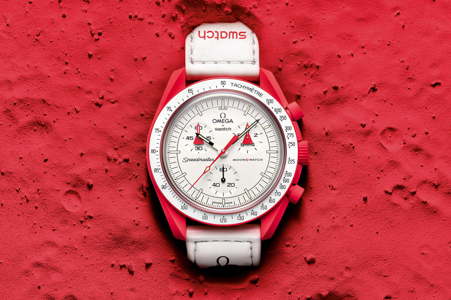 Swatch x Omega Bioceramic Moonswatch Mission to Mars