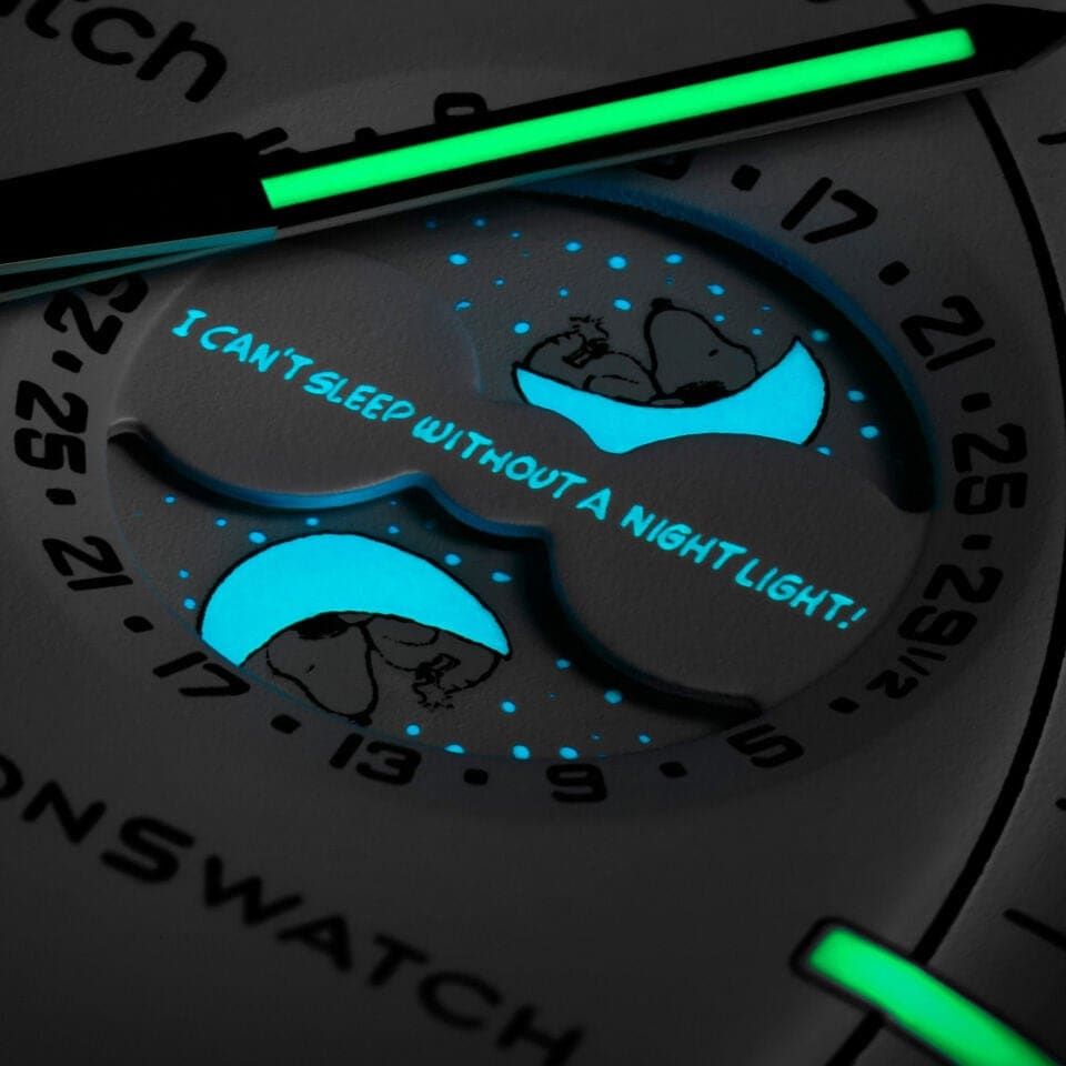 SWATCH X OMEGA BIOCERAMIC MOONSWATCH WHITE SNOOPY