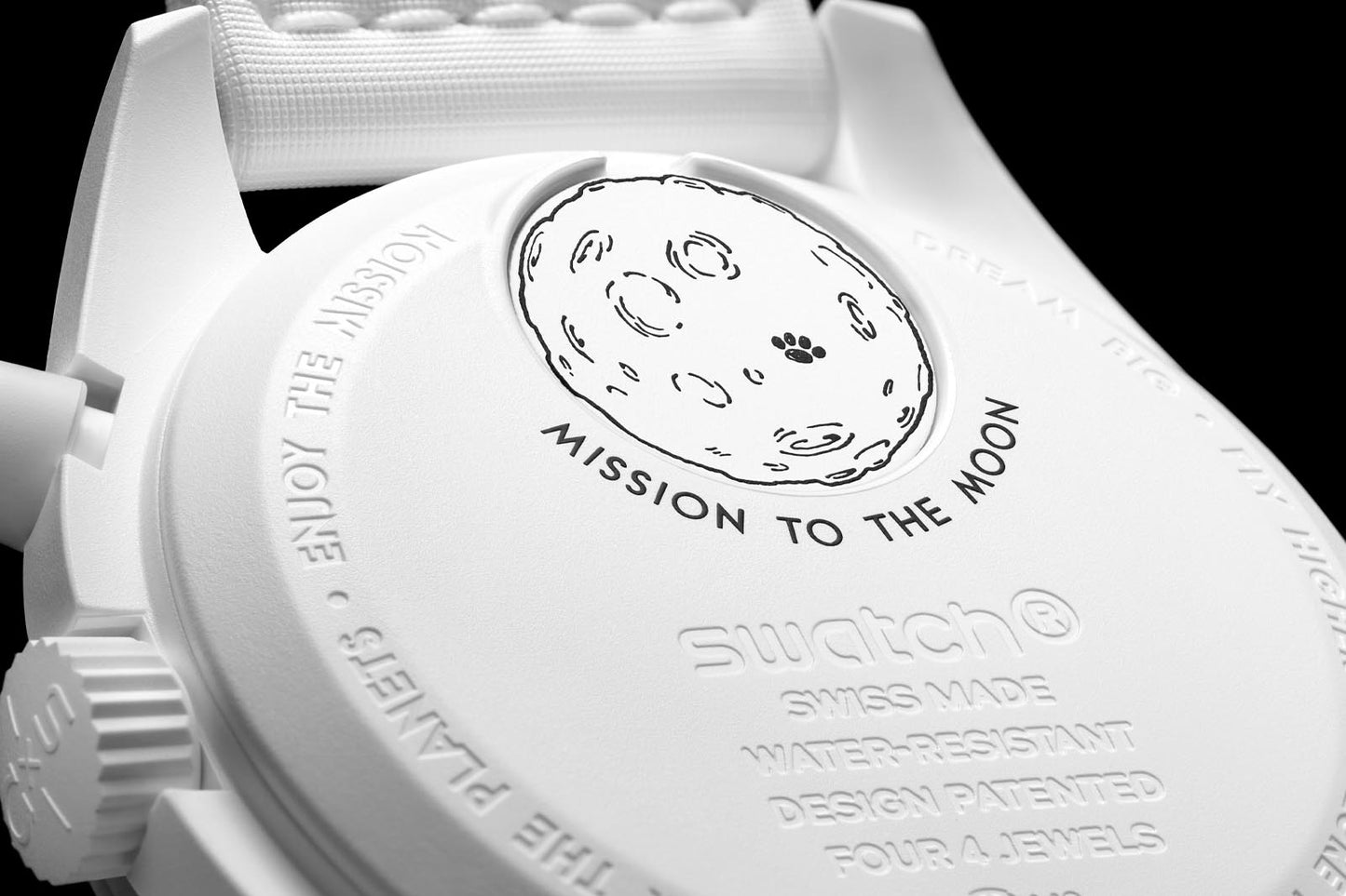 SWATCH X OMEGA BIOCERAMIC MOONSWATCH WHITE SNOOPY
