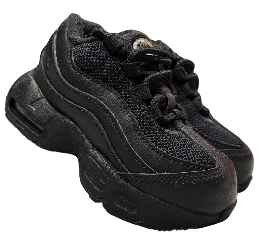 Nike Airmax 95 Triple Black Preschool (uk5.5)