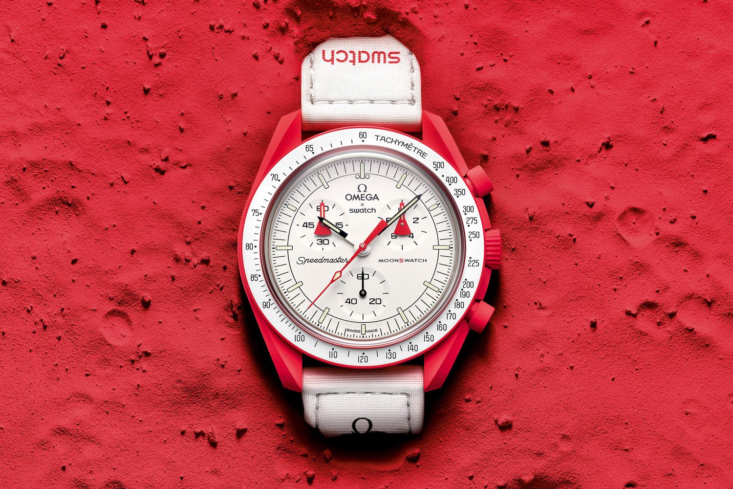 Swatch x Omega Bioceramic Moonswatch Mission to Mars – Swift Soles