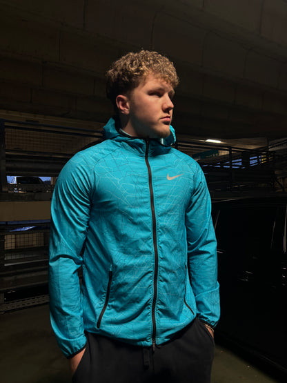 Nike Geometric Blue Windbreaker (S)