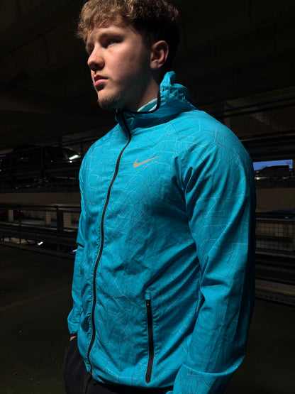 Nike Geometric Blue Windbreaker (S)