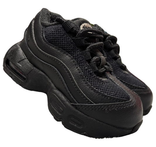 Nike Airmax 95 Triple Black Preschool (uk5.5)